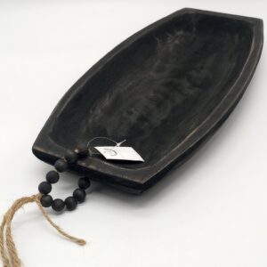 ΠΙΑΤΕΛΑ ΜΑΥΡΗ ΟΒΑΛ ΞΥΛΙΝΗ 47Χ23