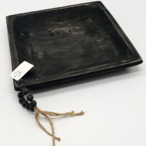 ΠΙΑΤΕΛΑ ΜΑΥΡΗ ΤΕΤΡΑΓΩΝΗ ΞΥΛΙΝΗ 33Χ33