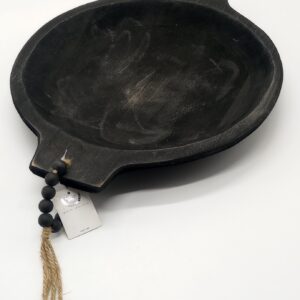 ΠΙΑΤΕΛΑ ΜΑΥΡΗ ΣΤΡΟΓΓΥΛΗ ΞΥΛΙΝΗ 43,5Χ36